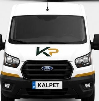 Čelný pohľad na Ford Transit KALPET