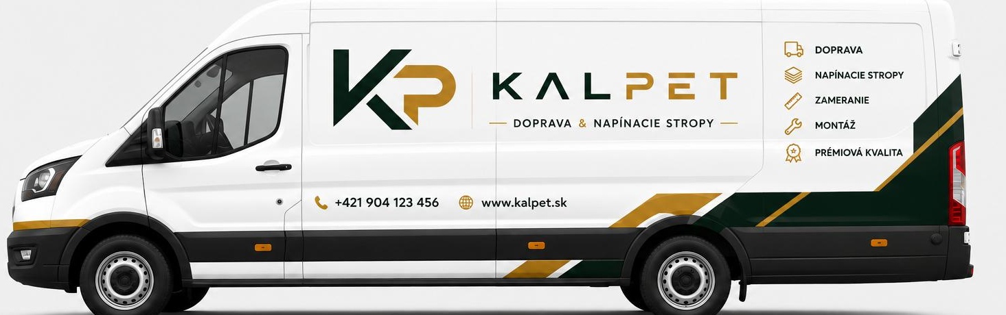 Ford Transit Custom KALPET s firemným polepom